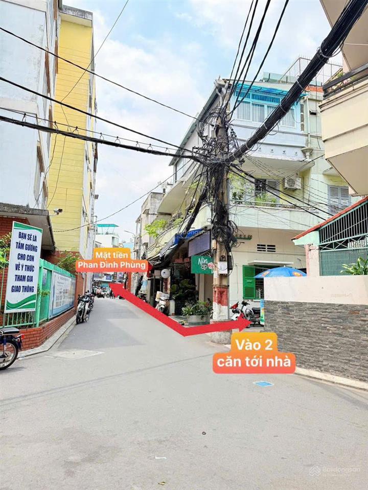 Hxh phan đình phùng, p1, pn. dt 3.5x12m  dtcn 42.3m2. kết cấu 4 tầng btct. giá chỉ 7.3 tỷ tl.
