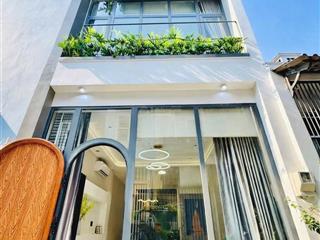 Căn nhà smarthome phong cách sang trọng  4 tầng  full nội thất  hẻm xe hơi  sát mặt tiền đường