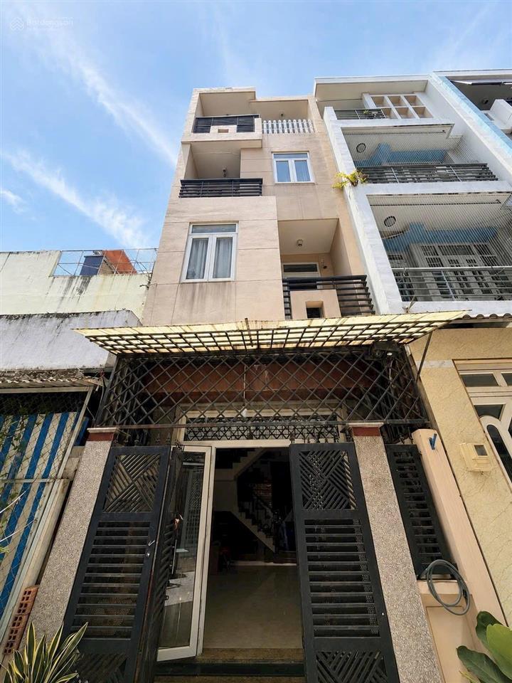Nhà phố 4 tầng  hẻm 6m khu phân lô  đường số 21 quang trung, phường thông tây hội.