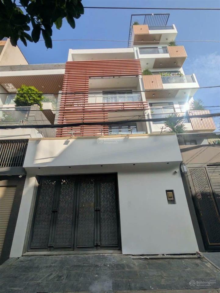 Nhà phố ngang rộng 6m x19m  4 tầng  2 mặt tiền đường 8m thông  đường bờ sông tham lương bến cát