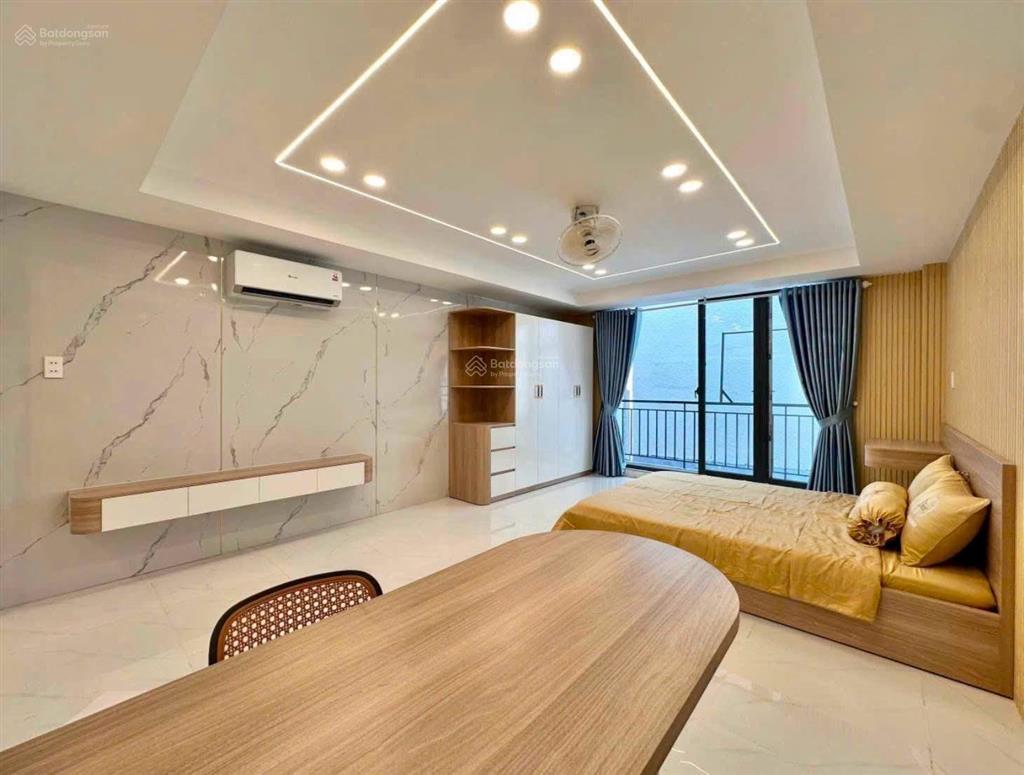 Nhà chdv thu nhập 55tr/th  hẻm xe hơi thông  4 tầng  full nội thất  chỉ 9,8 tỷ
