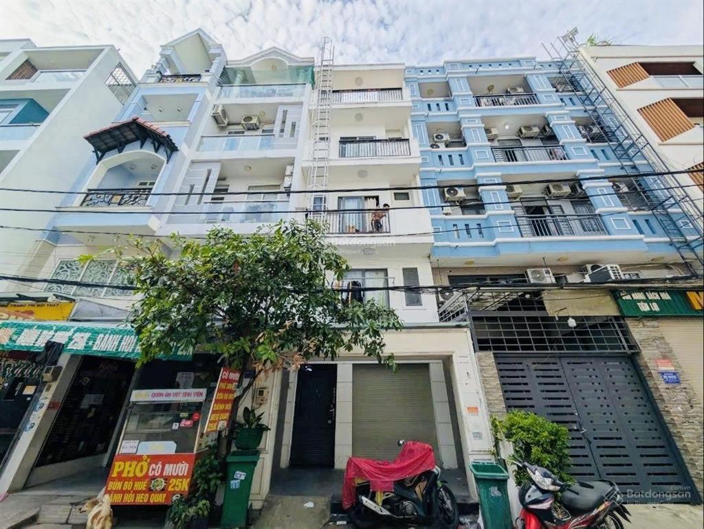 Căn hộ dịch vụ thu nhập 50 triệu/tháng ngay đại học văn lang  hxh 6m thông  5 tầng 15 phòng full