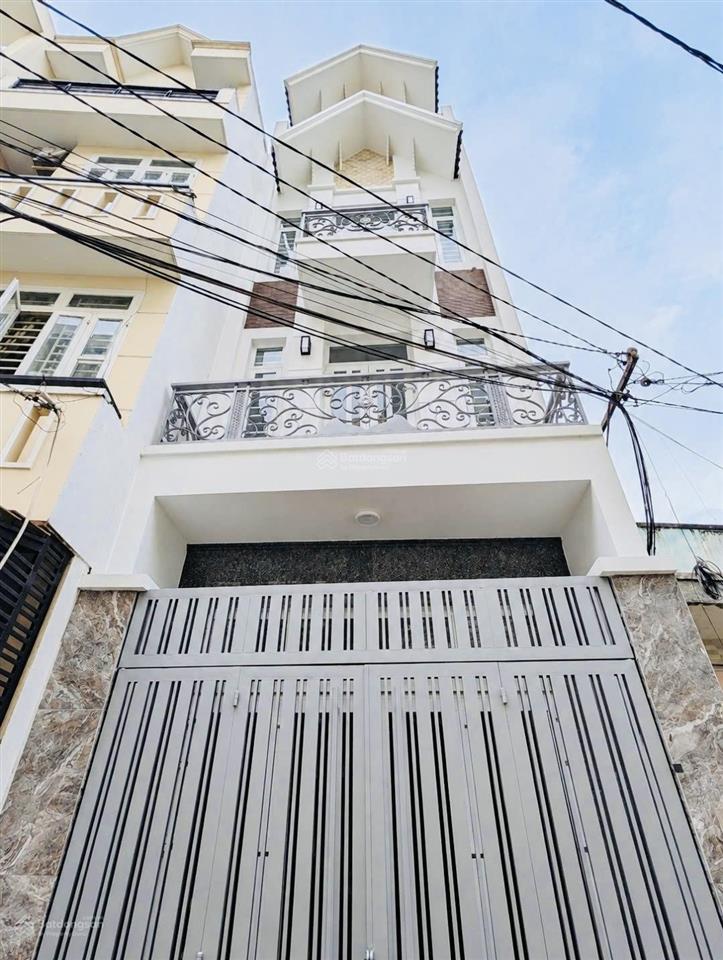 Nhà hxh 5m  vị trí đẹp  thẳng 1 trục gần mặt tiền  nhà mới dt 4m x 12m  4 tầng  chỉ hơn 7ty