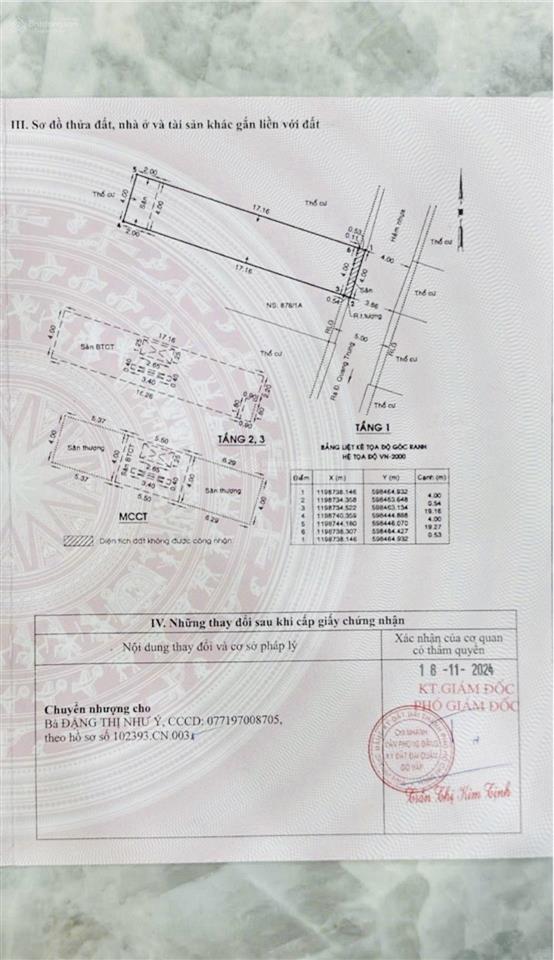Nhà hẻm 5m thông xe hơi  dt 4m x 20m  3 tầng  4pn  chỉ hơn 9 tỷ còn tl!