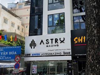 Góc 2 mặt tiền nguyễn thị minh khai  quận 3  diện tích sử dụng lên tới 100m2