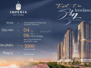 Tại sao giới đầu tư 2026 đang đổ về imperia sky park thay vì các dự án cùng trục đại lộ thăng long?