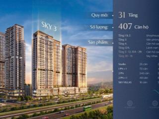 [sắp ra mắt tòa sky3] tranh suất căn studio & 1pn+ imperia sky park | booking 100tr (hoàn 100%)