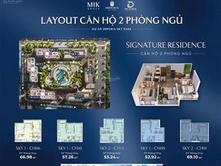 Tìm mua chung cư dưới 4 tỷ? sở hữu ngay căn hộ 2 phòng ngủ imperia sky park đại lộ thăng long