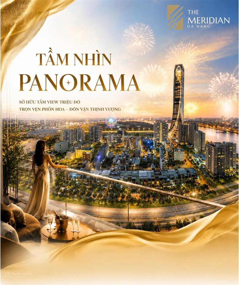 Duy nhất 1 căn view pháo hoa trung tâm downtown sungroup  căn đẹp hiếm tại the meridian đà nẵng