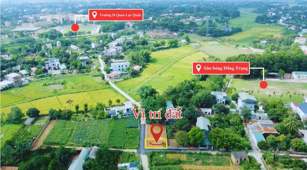 Duy nhất lô góc 120m, full thổ,nằm sau sân bóng đồng trạng,đường thông,gần quốc lộ 21a, cnc hòa lạc