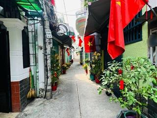 Nhà hẻm thông bông sao, phạm thế hiển, gần cầu hiệp ân, q8, dt. 33m2