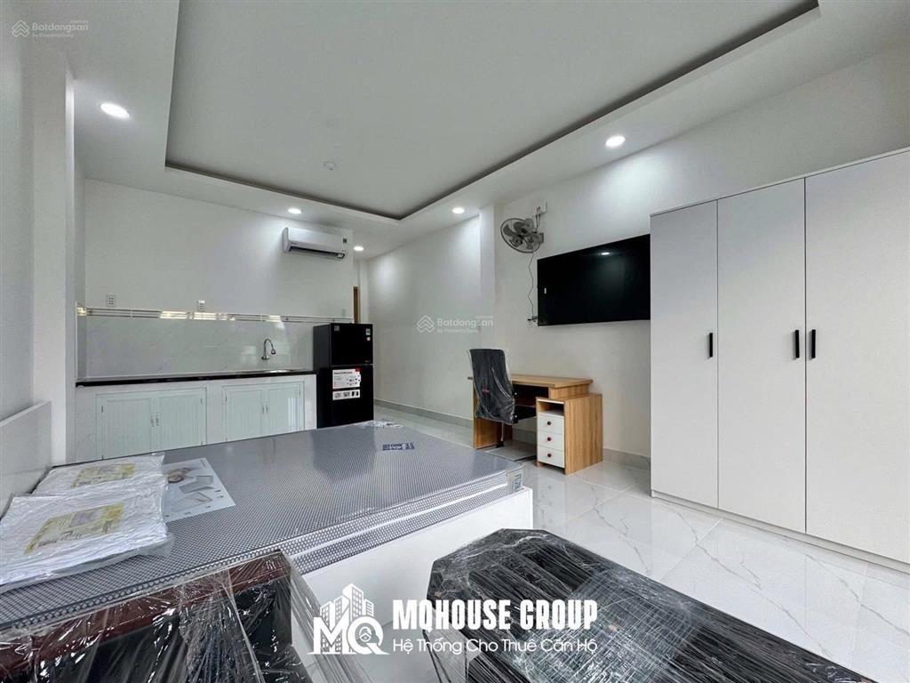 Khai trương căn hộ studio full nội thất có ban công ngay khu ngã tư bảy hiền  cv hoàng văn thụ