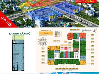 Studio f503a03 tại fours tower đà nẵng có sân vườn riêng