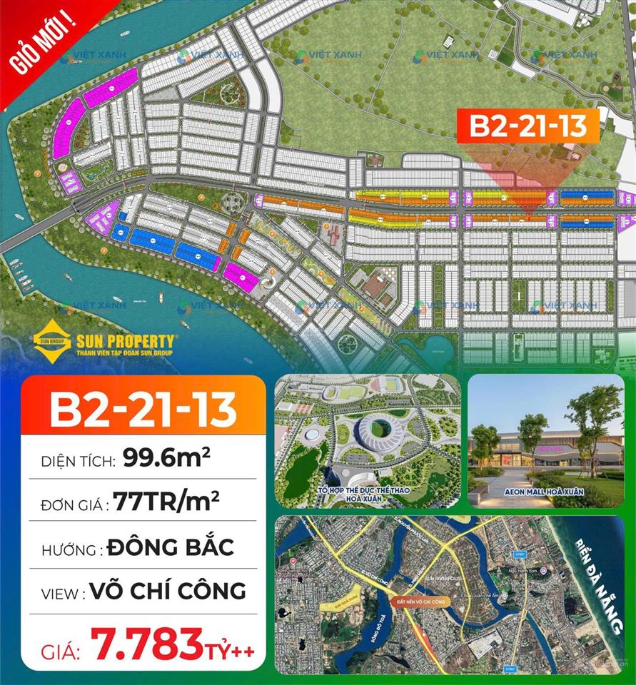 Nam hòa xuân  b22113 view trục võ chí công, mức giá dễ tiếp cận