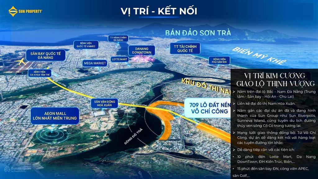 Giỏ mới trục võ chí công  hướng đông bắc phía nam đà nẵng.