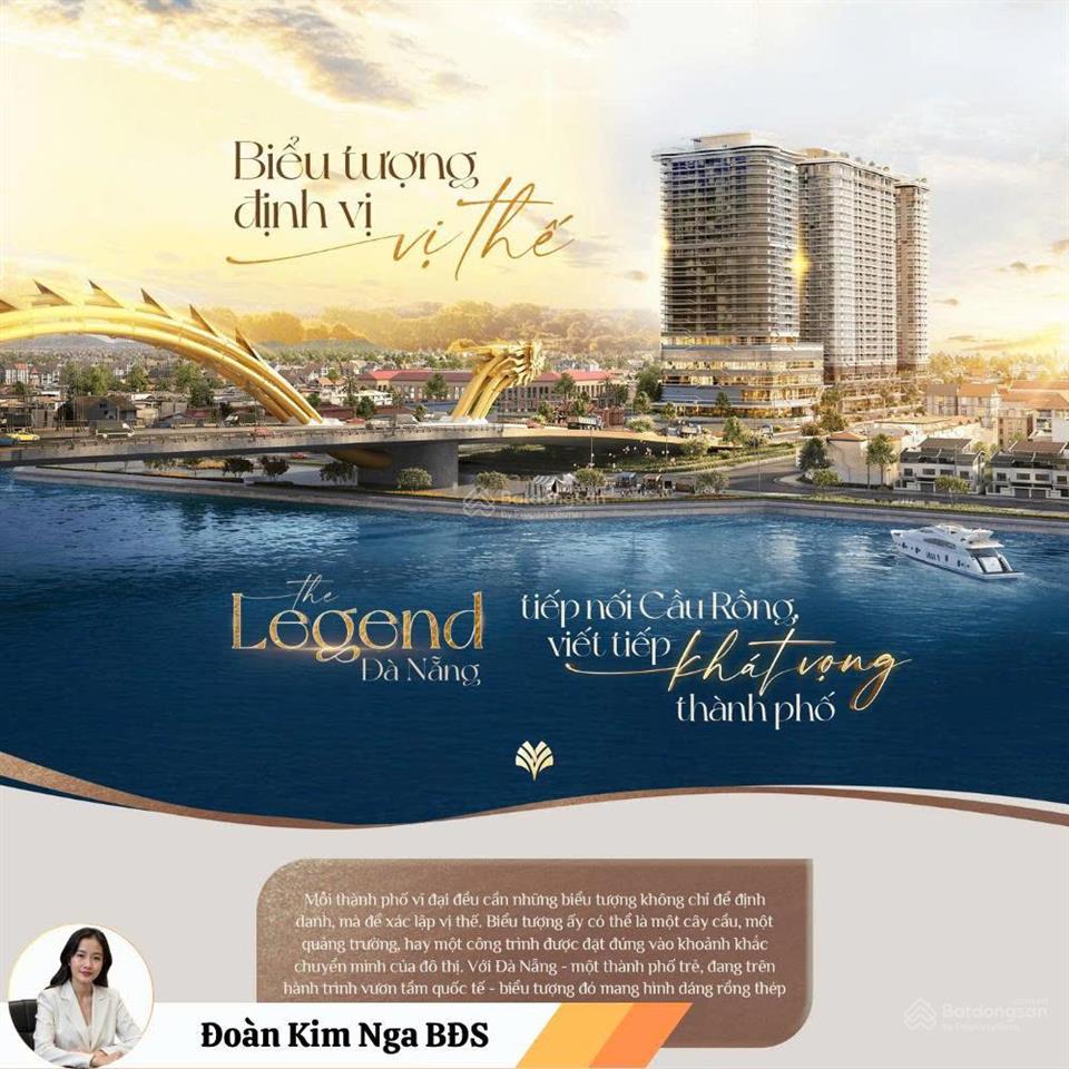 The legend đà nẵng  penthouse view trực diện sông hàn & cầu rồng