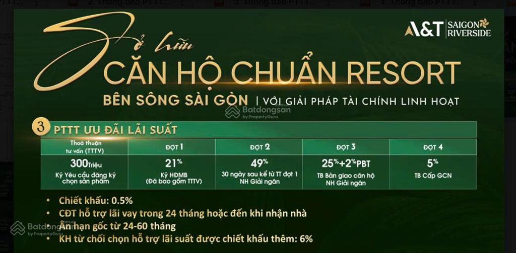 Cần bán 2pn góc a&t saigon riverside  view thoáng đẹp  có phí cho môi giới