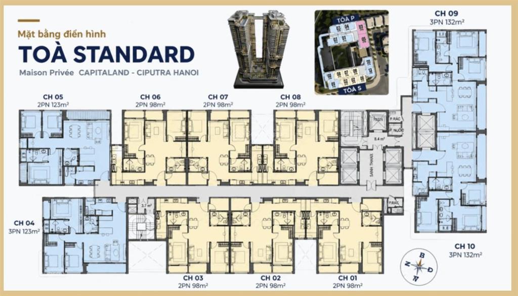 Nhận booking căn hộ maison privée cđt capitaland! căn 2pn dt 90m2
