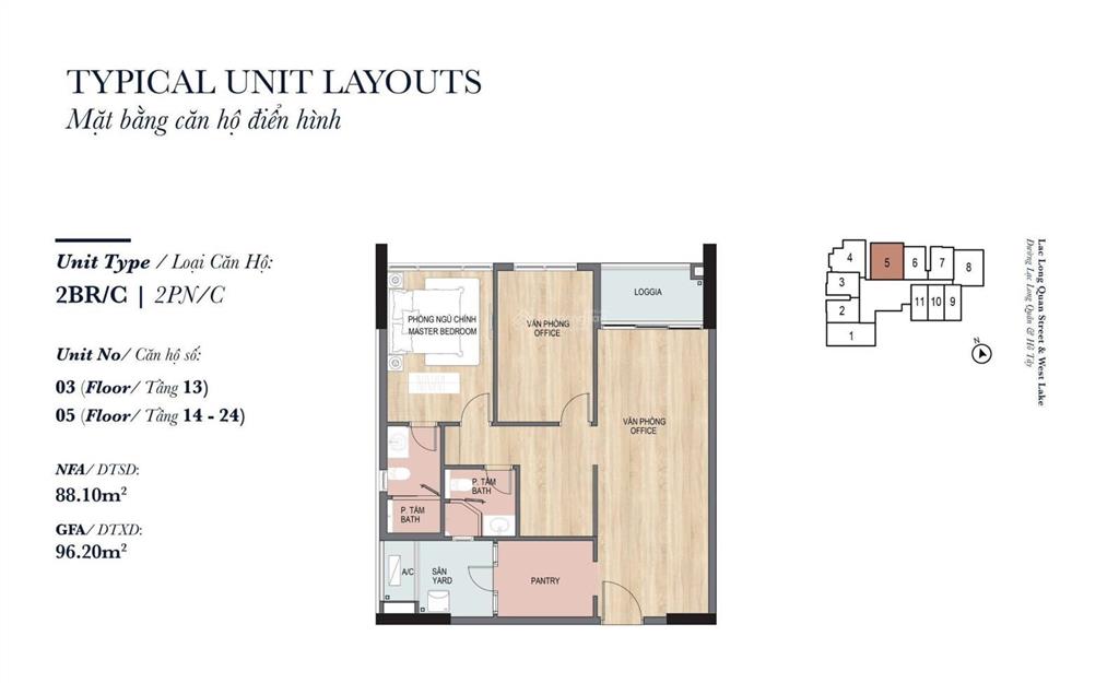 Quỹ căn soho heritage west lake giá tốt  căn studio dt 45m2, 1pn dt 58m2, 2pn dt 83m2  85m2
