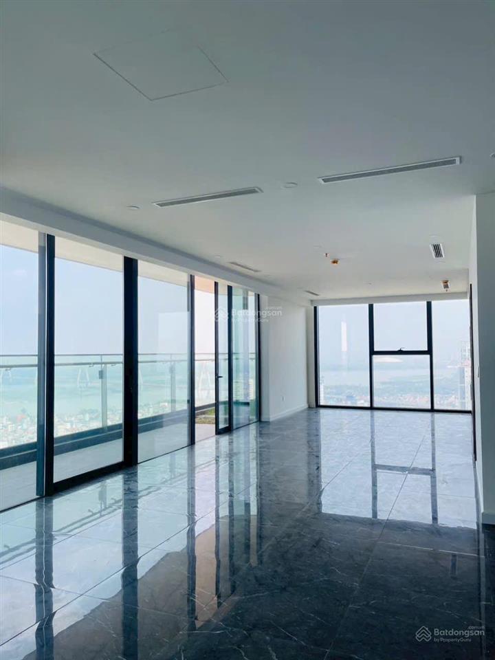 Sunshine golden river, căn góc số 01 dt 161m2 tk 3pn + 1 tầng cao view sông hồng, cầu nhật tân.