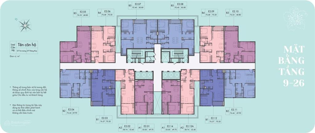 Bán căn hộ view đẹp tại d’. el dorado, 7,6 tỷ, 70m2, 2pn, 2wc, phú thượng, tây hồ