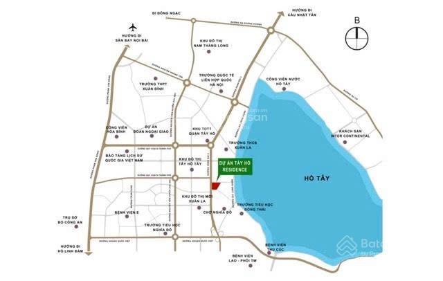 Bán căn hộ chung cư tại tây hồ residence, dt 70m2 tk 2pn 2wc, nội thất cơ bản cđt, nhà đã có sổ