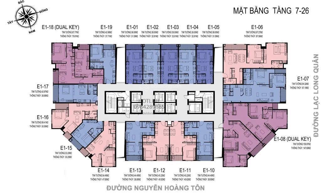 Bán ch tại d’. el dorado, tây hồ, hà nội, 5 tỷ vnd, 45m2, đẹp, nhiều tiện ích