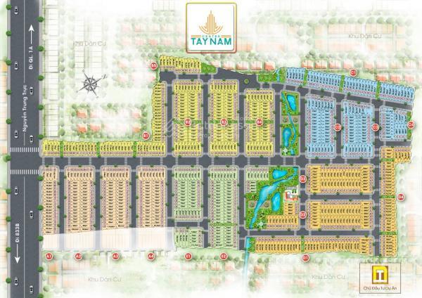 Bán đất nền dự án tại lô a, tây nam center, 2 tỷ, 72m2