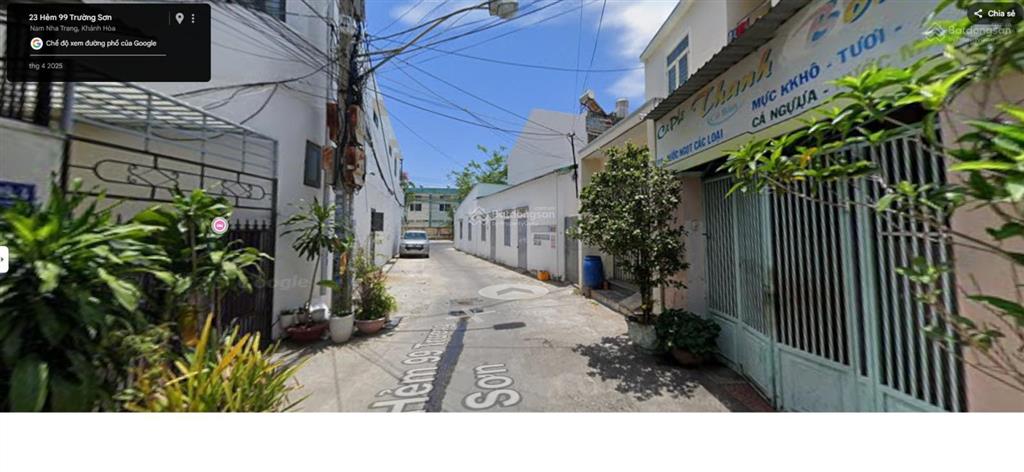 Cần tiền bán gấp, bán đất tặng nhà c4, cách biển 700m, đường oto 7m thông 2 đầu  p. vĩnh trường