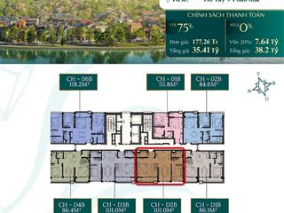 7,6 tỷ sở hữu quỹ căn duplex còn lại cuối cùng view trực diện hồ tây