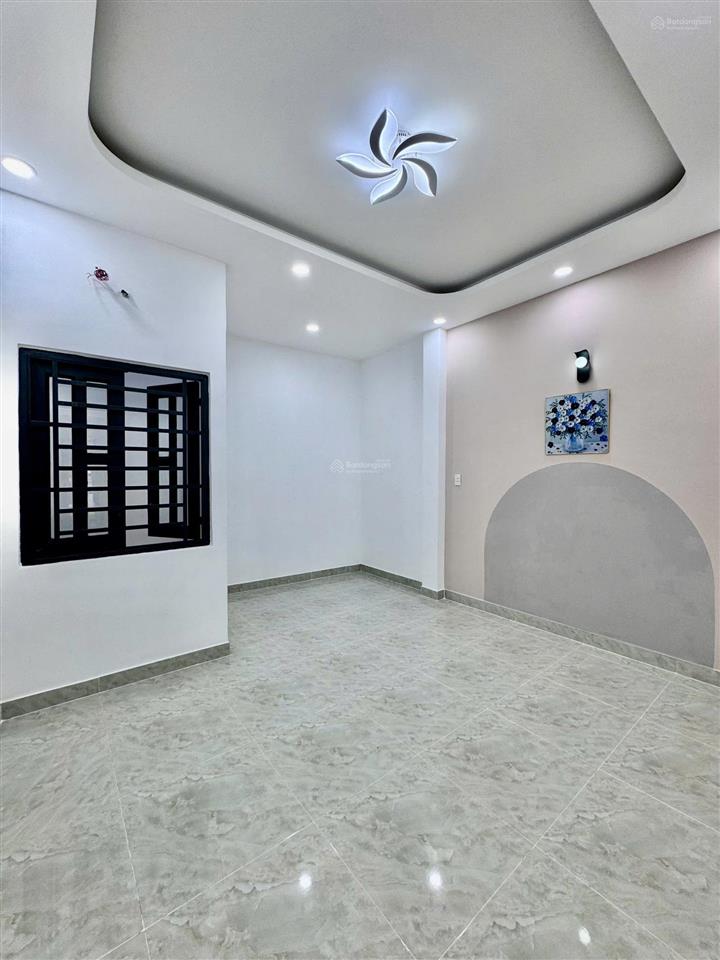 Nhà mới đẹp 4 tầng 4pn hẻm xe hơi 6m gần hương lộ 2. 6,5 tỷ
