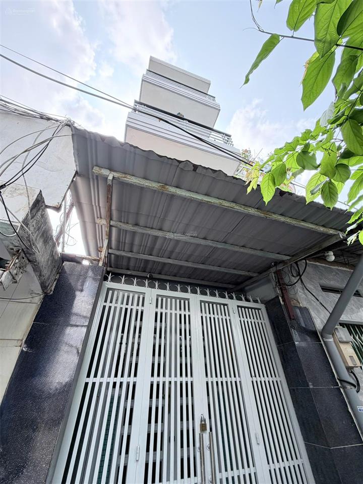 Cho thuê nhà 4 tầng  hẻm xe hơi  42m2  3pn  nơ trang long, bình thạnh  chỉ 12tr