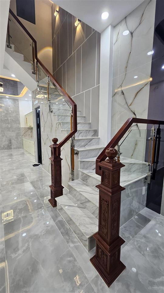 Nhà 4 tầng xây mới 100%, hẻm xe tải an dương vương q8 gần ngã 4 võ văn kiệt, shr. chỉ 7,2 tỷ ( tl )