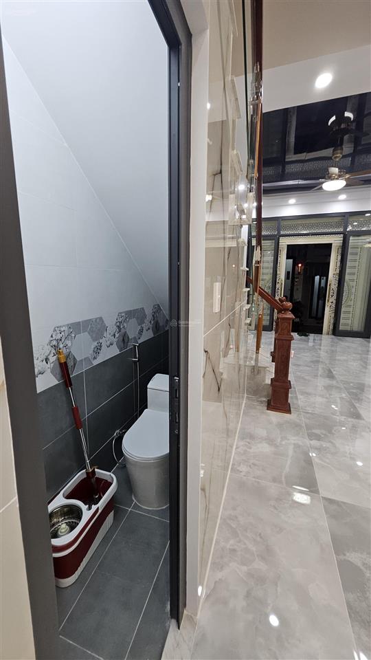 Nhà 4 tầng xây mới 100%, hẻm xe tải an dương vương q8 gần ngã 4 võ văn kiệt, shr. chỉ 7,2 tỷ ( tl )