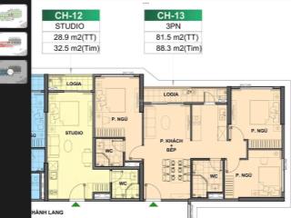 Chính chủ nhượng lại căn góc cực phẩm tại tòa be2 mã căn be2.12.13