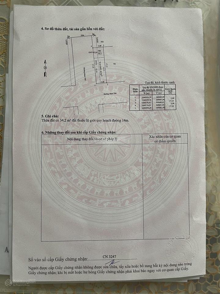 Bán nhà mặt phố 5a đường 34, long hải, phường long hoa, 2,59 tỷ, 86m2 chỉ với giá ưu đãi