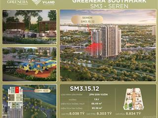Căn hộ đẹp tòa sm3 (seren) dự án greenera southmark 486 ngọc hồi