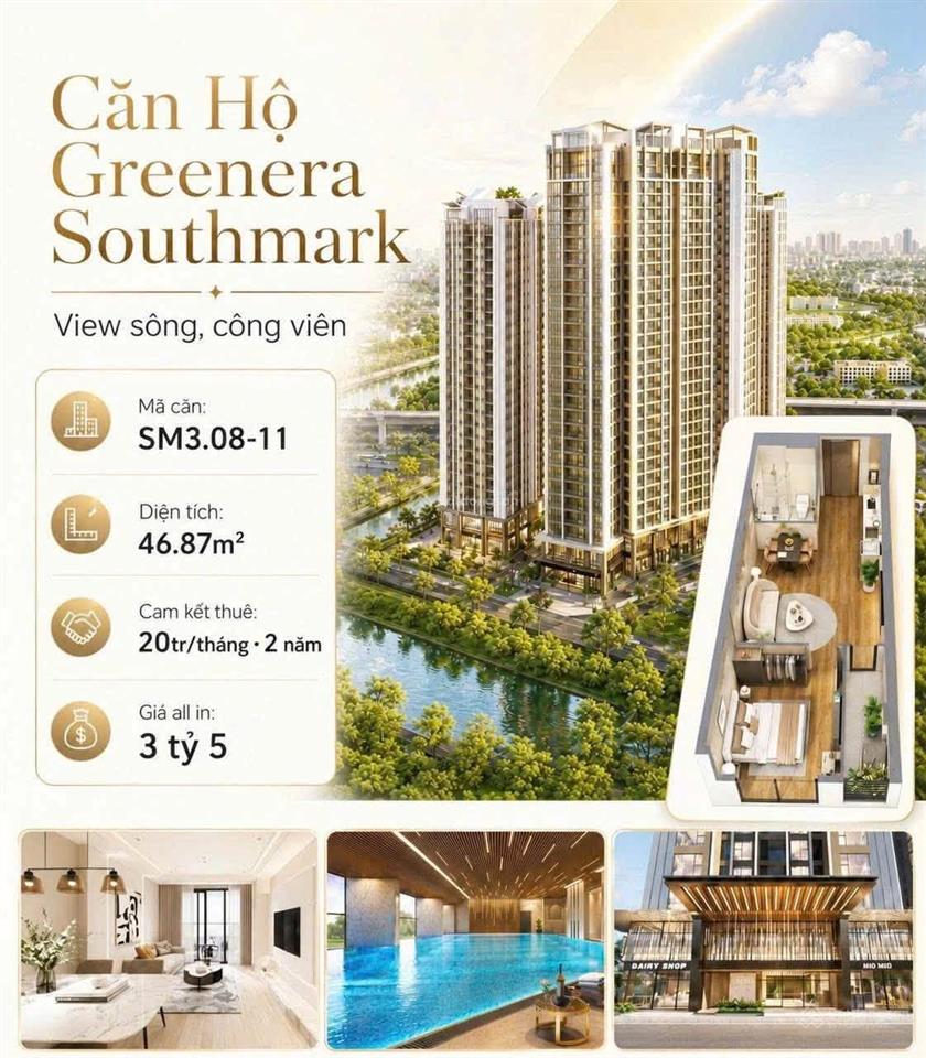 Tặng ngay 680 triệu cho căn hộ cao cấp 1pn  diện tích 47m, lãi ngay khi mua!