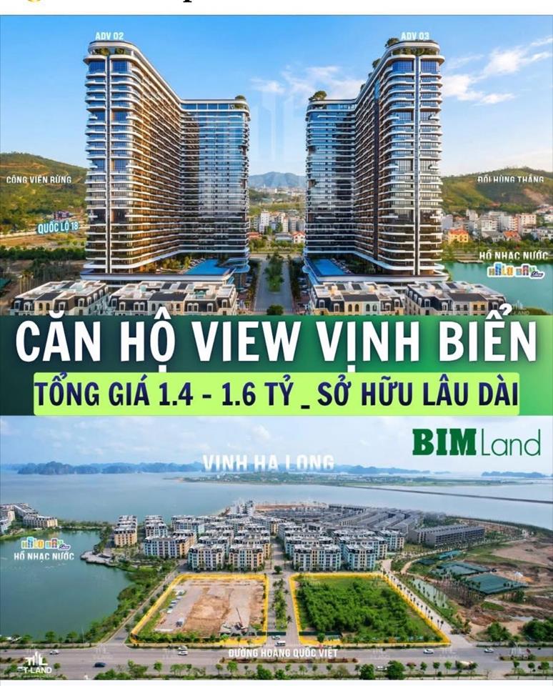 MỞ KHÓA CĂN HỘ dịch vụ SỞ HỮU LÂU DÀI duy nhất tại HẠ LONG với vố chỉỈ 350tr  mua đứt căn