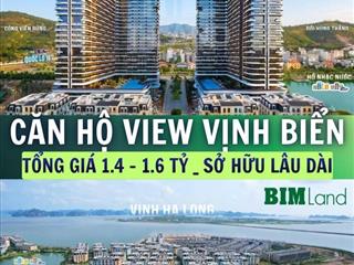 MỞ KHÓA CĂN HỘ dịch vụ SỞ HỮU LÂU DÀI duy nhất tại HẠ LONG với vố chỉỈ 350tr  mua đứt căn