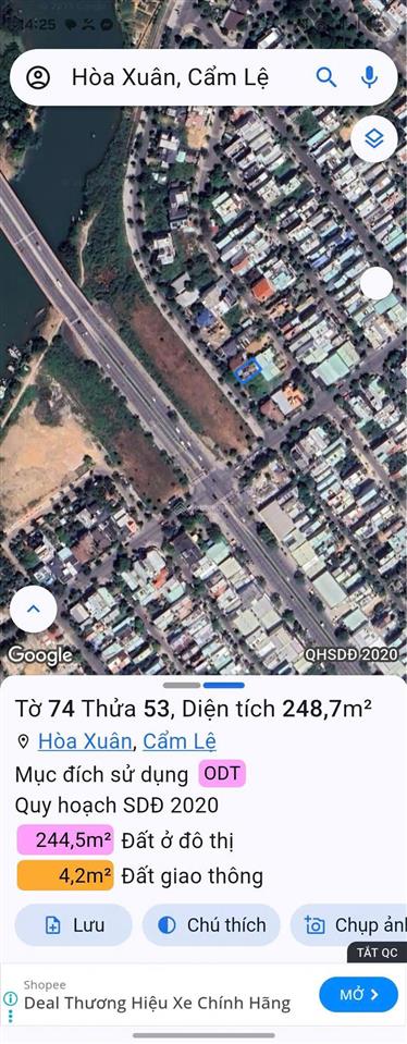 Bán đất biệt thự đẹp  mặt tiền tôn thất dương kỵ  kđt hòa xuân  đà nẵng