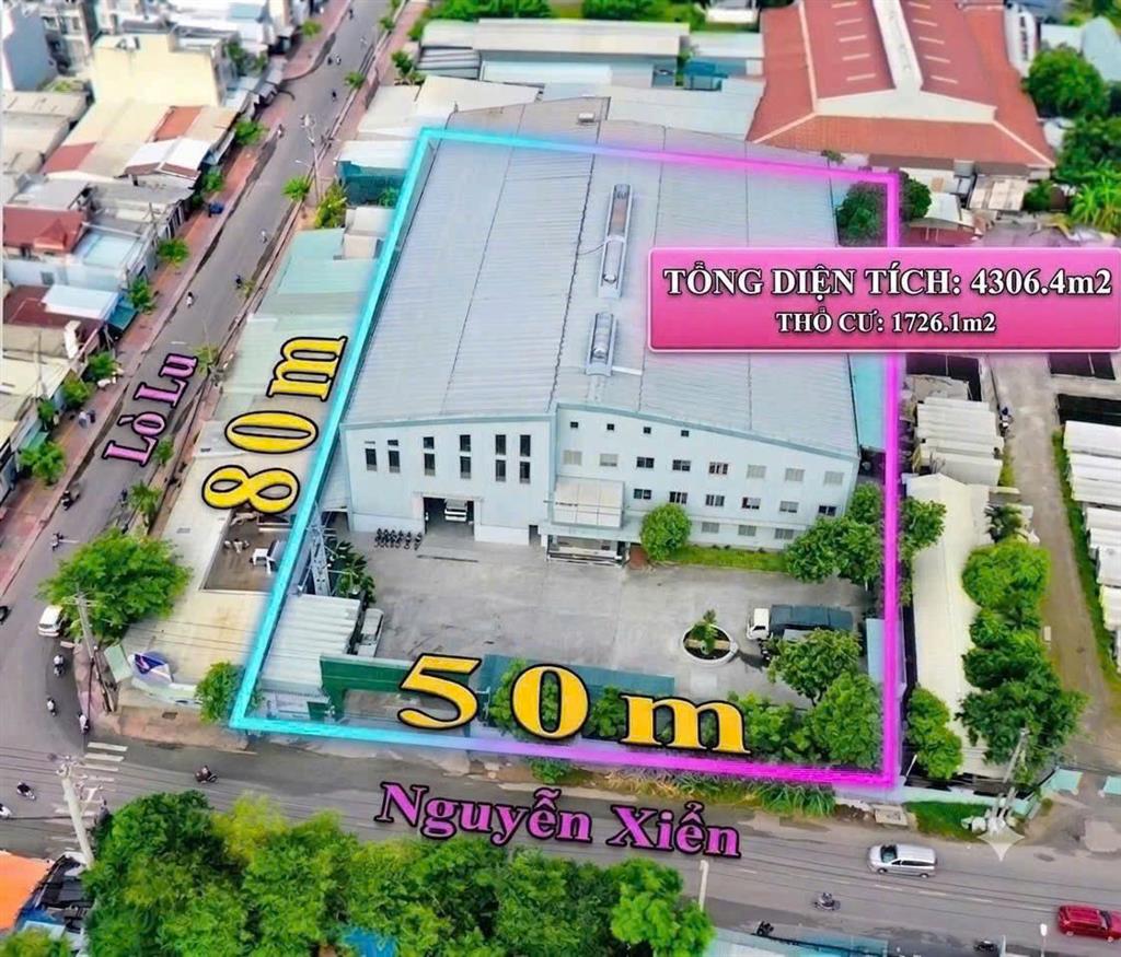 Bán lô đất quỹ đất lớn mặt tiền nguyễn xiển , q9,    tp thủ duc hcm