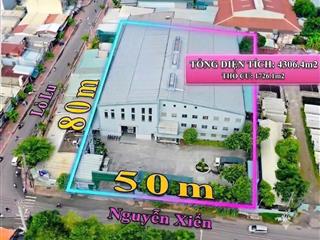 Bán lô đất quỹ đất lớn mặt tiền nguyễn xiển , q9,    tp thủ duc hcm