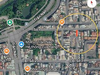 🔥 Bán Đất  2 Mặt Trước - Sau  Đường Số 1 - Trần Não, P. An Khánh ( Q2 ) Gần Metro, Thảo