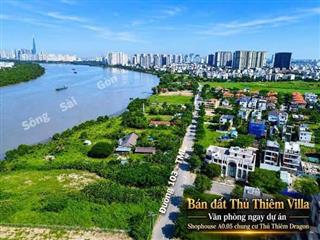 Bán lô góc mặt tiền đường 103-TML thuộc khu vila thủ thiêm , quận 2