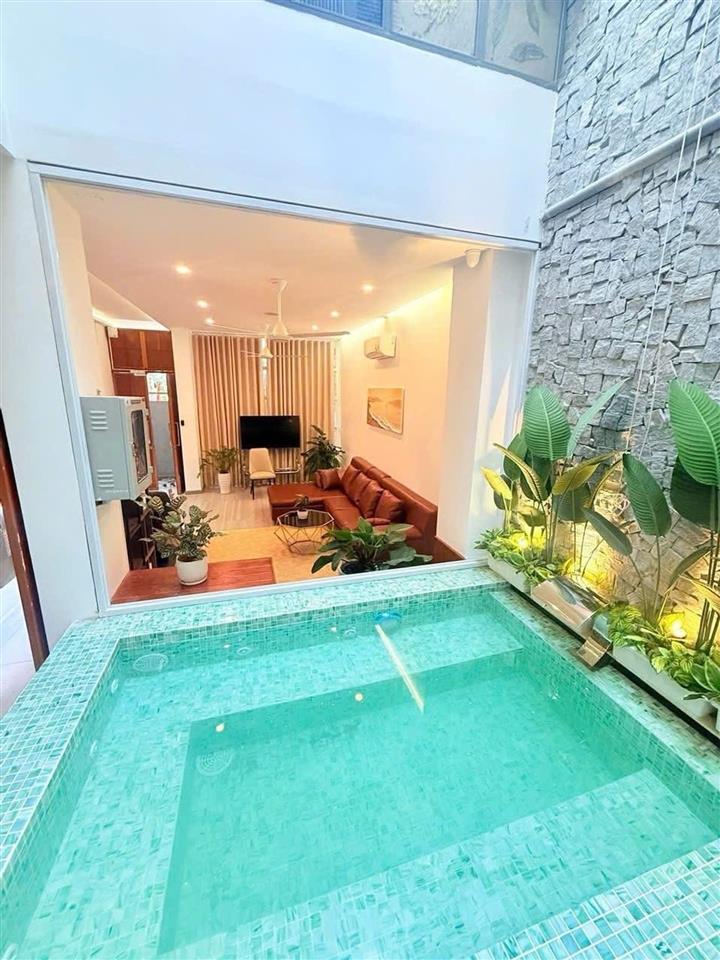 Bán Villa 3 tầng Trần Văn Dư, 112.5m², ngang 7.5m, giá 22.5 tỷ, gần biển Mỹ Khê