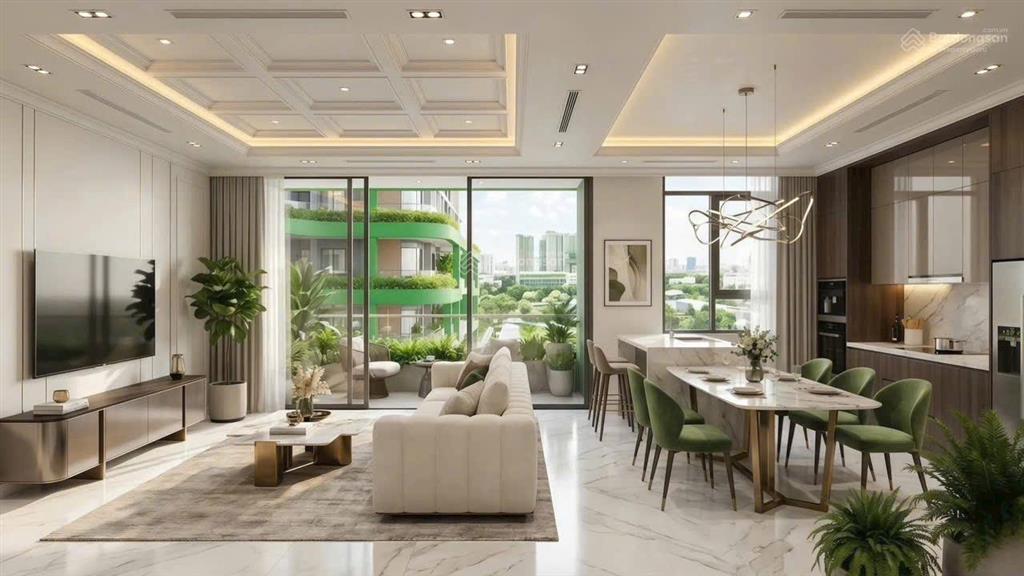 Căn hộ sân vườn 2pn 79.8m2 sân vườn 18m2 cực chill giá chỉ 33tr/m2 sổ lâu dài cạnh sông