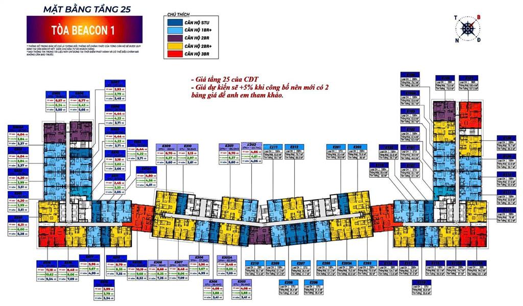 Bán căn hộ blanca city vũng tàu 38.8m2 sở hữu lâu dài view biển dự án biểu tượng mới tp biển