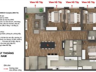 Căn hộ siêu rộng  hiếm bán tại taseco n03t2 ngoại giao đoàn, dt 172m2, 4pn view hồ tây, giá tốt