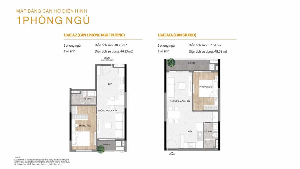Elysian 1pn, 52.6m², 4.3  4.4 tỷ vnd (trọn gói)  suất nước ngoài, sẵn sàng chuyển nhượng